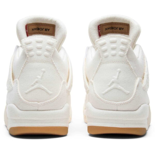 Air Jordan 4 Retro White Denim x Levis - Image 4