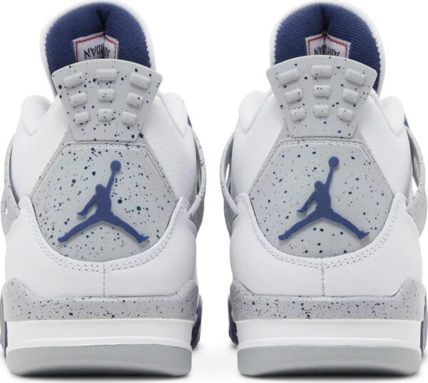 Air Jordan 4 Retro White Midnight Navy - Image 5