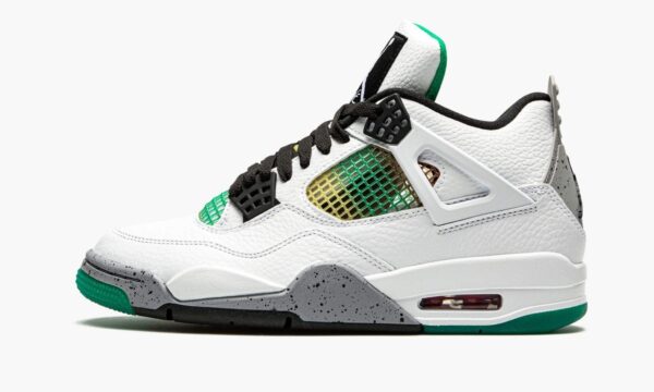 Air Jordan 4 Retro WMNS 'Rasta – Lucid Green' Unfading Sneaker