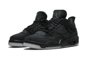 AJ Jordan 4 x KAWRS Black