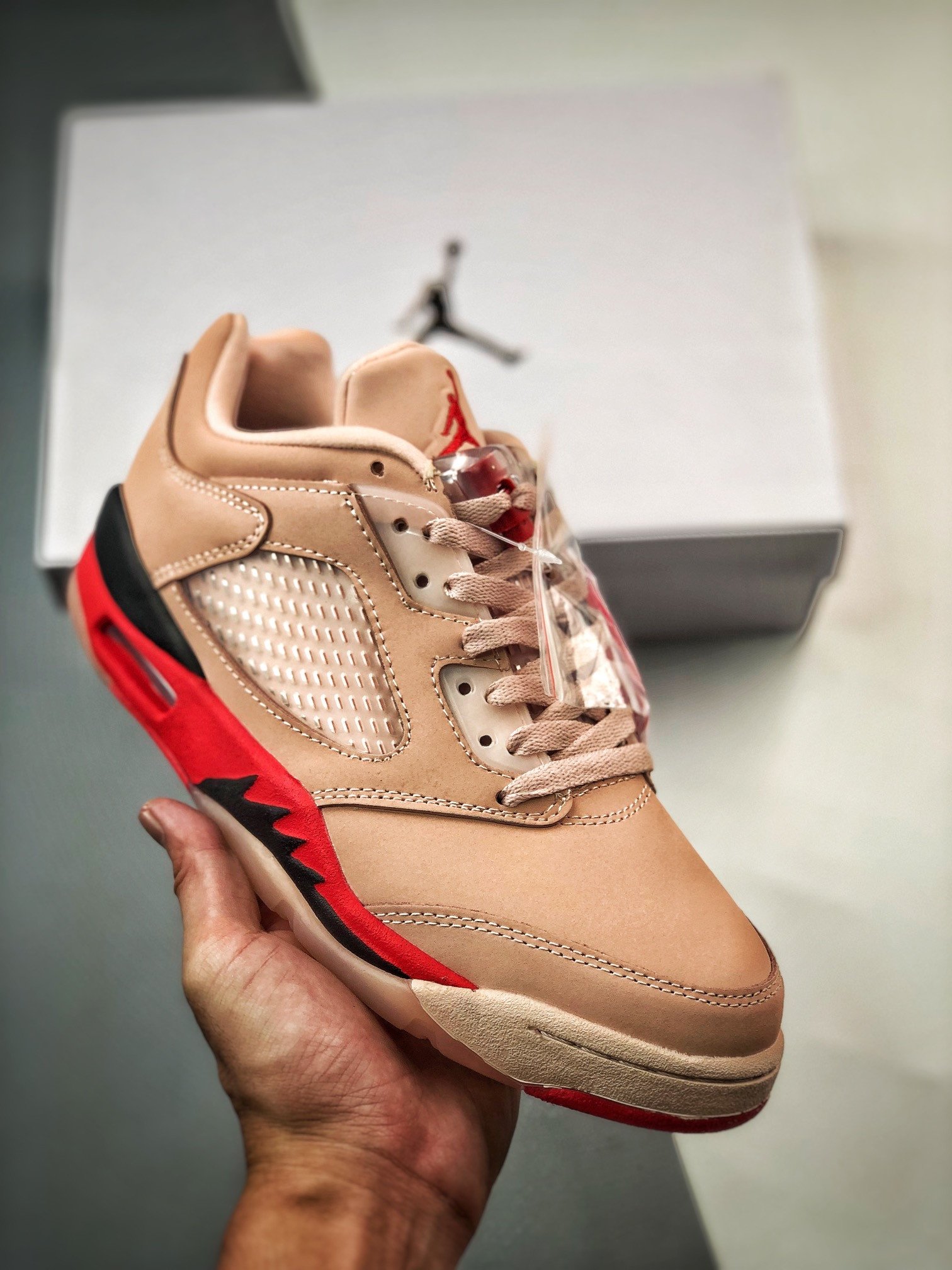 Air Jordan 5 Low Girls That Hoop Arctic Orange/Siren Red-Black DA8016-806