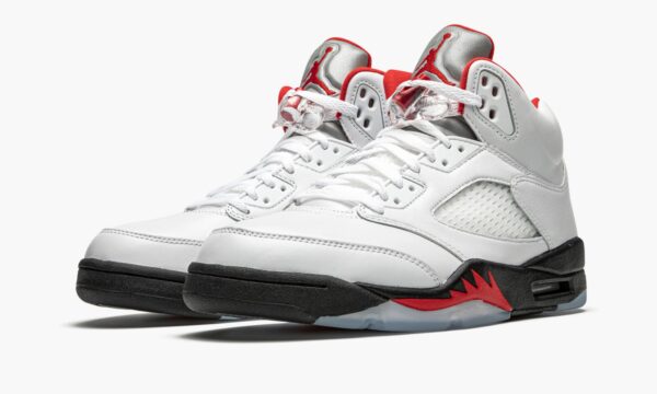 Air Jordan 5 Retro “Fire Red Silver Tongue 2020” - Image 3