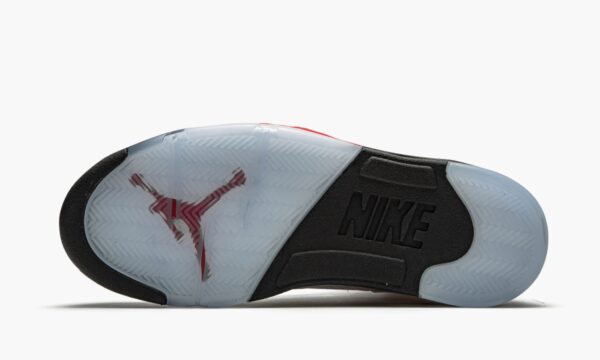 Air Jordan 5 Retro Fire Red Silver Tongue 2020 - Image 6