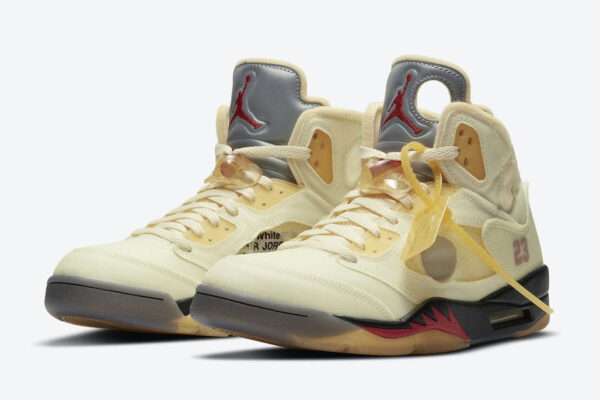 Air Jordan 5 Retro Off-White Sail - Image 2
