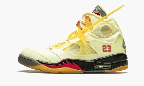 Air Jordan 5 Retro SP Off-White – Sail - Image 2