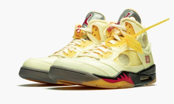 Air Jordan 5 Retro SP Off-White – Sail - Image 3