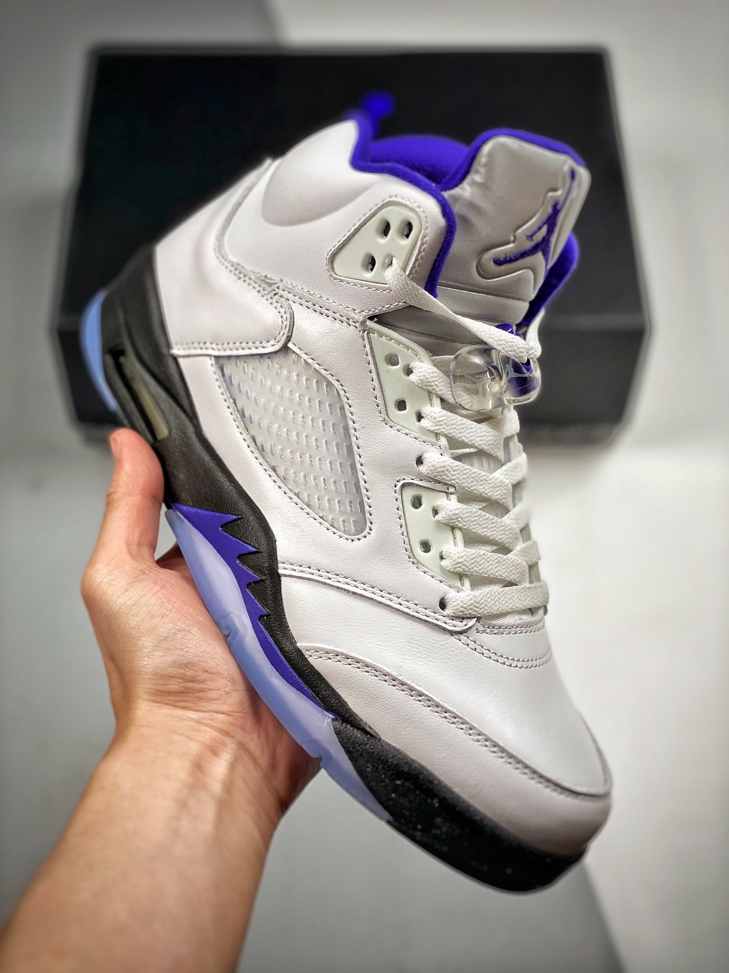 Air Jordan 5 White/Dark Concord-Black DD0587-141