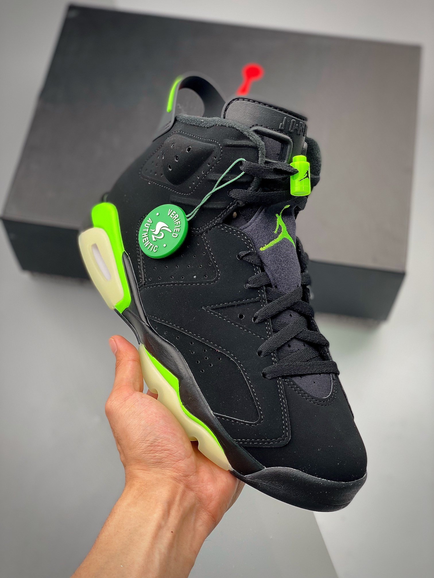 Air Jordan 6 Black/Electric Green CT8529-003