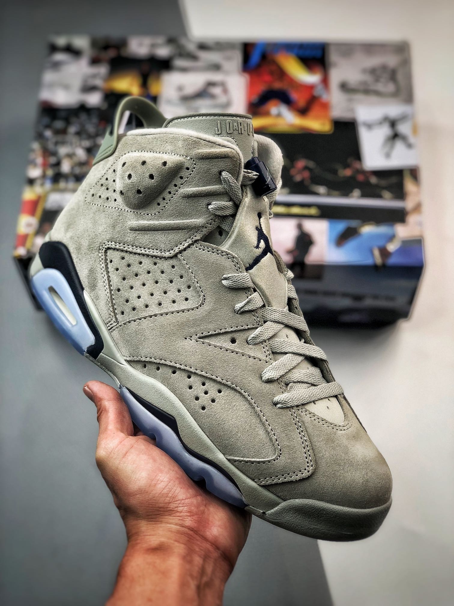 Air Jordan 6 Georgetown Magnet/College Navy CT8529-012