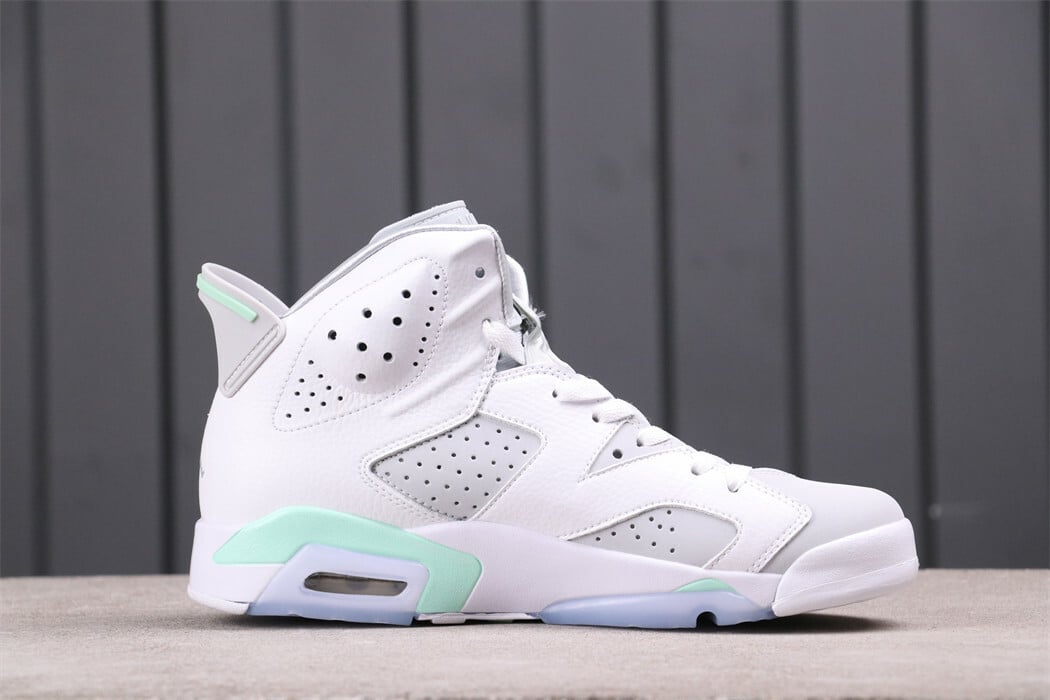 Air Jordan 6 Mint Foam White Pure Platinum DQ4914-103 Men's Size 7 - 12 US, Women's Size 5.5 - 8.5 US