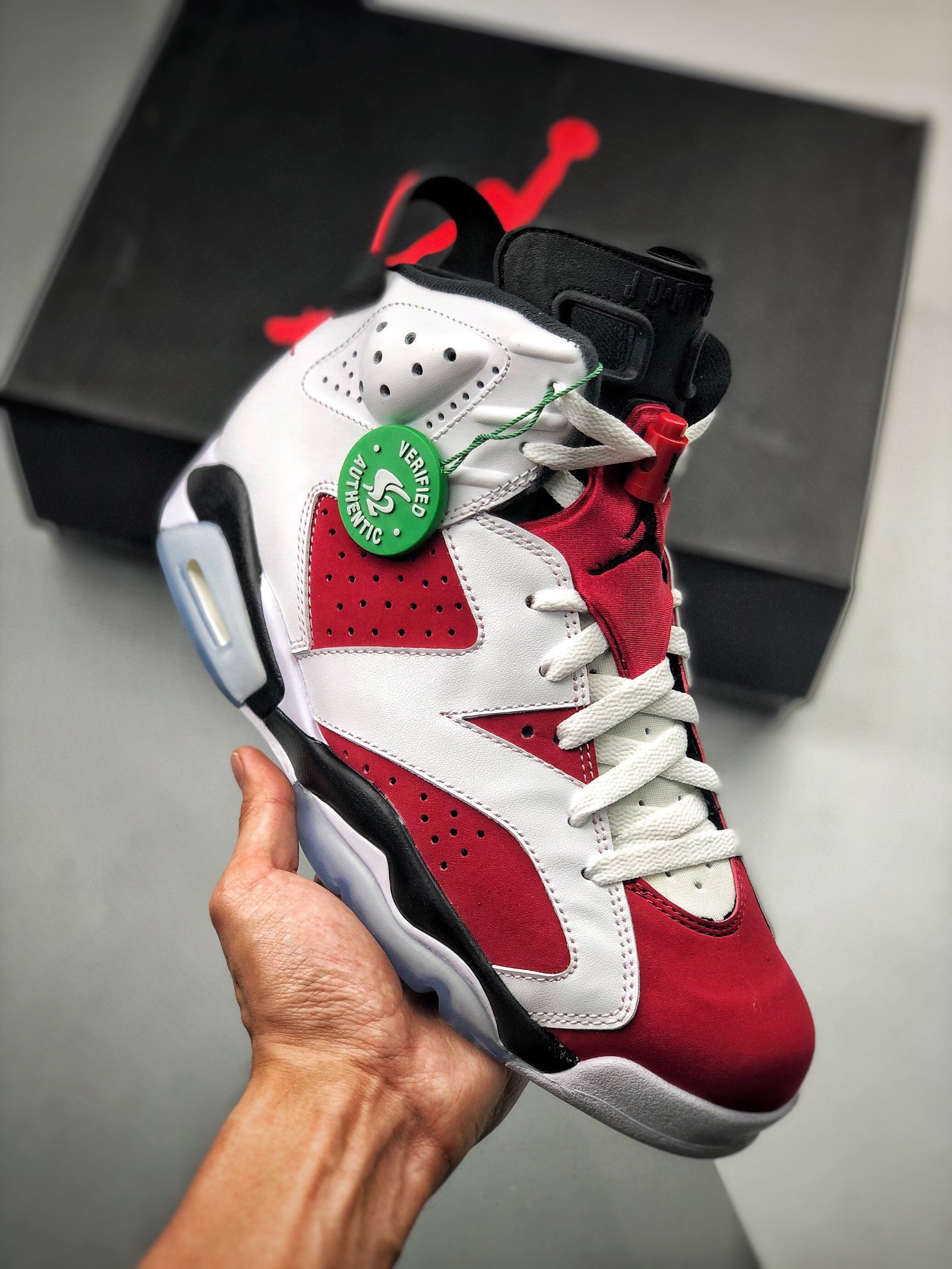 Air Jordan 6 OG Carmine White/Black-Carmine CT8529-106