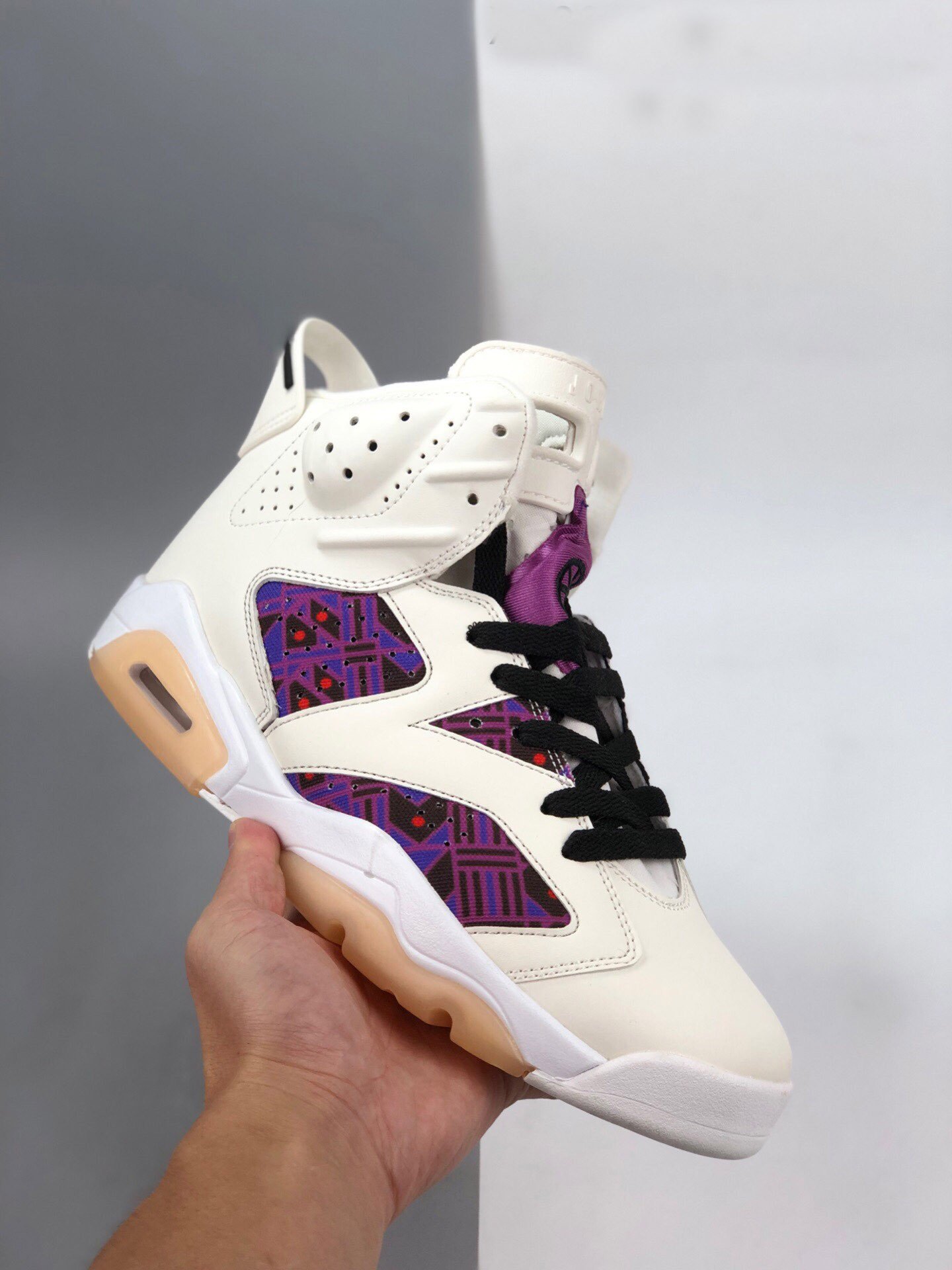Air Jordan 6 Quai 54 Sail/Black-Team Orange-Racer Blue CZ4152-101