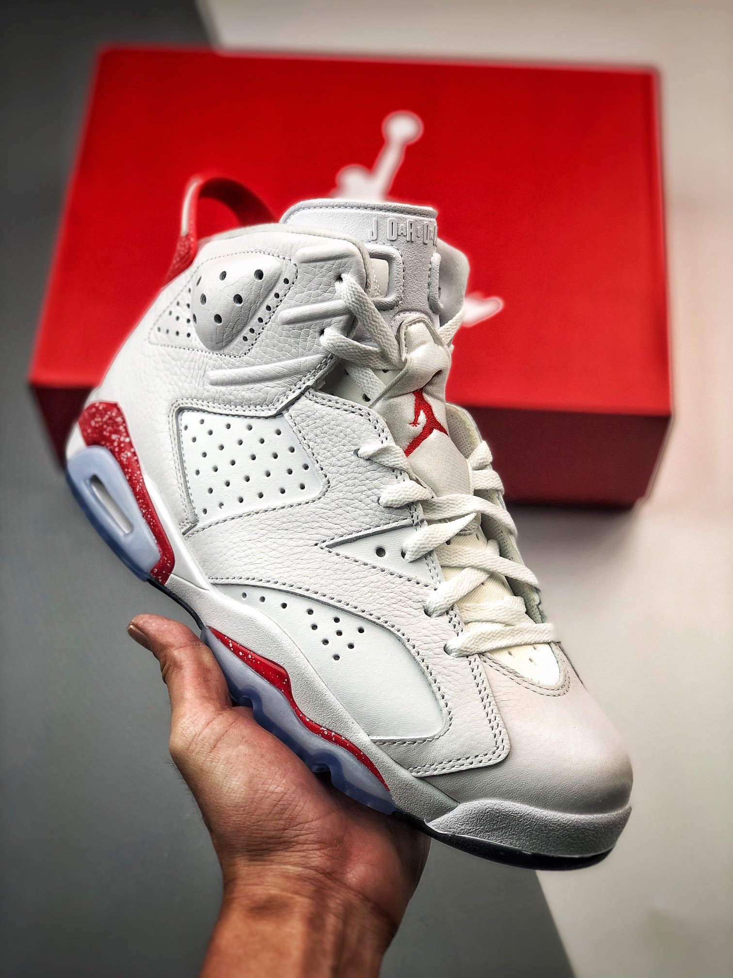 Air Jordan 6 Red Oreo White/University Red-Black CT8529-162