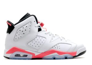 Air Jordan 6 Retro BG 'White Infrared' 2014 Everlasting Sneaker