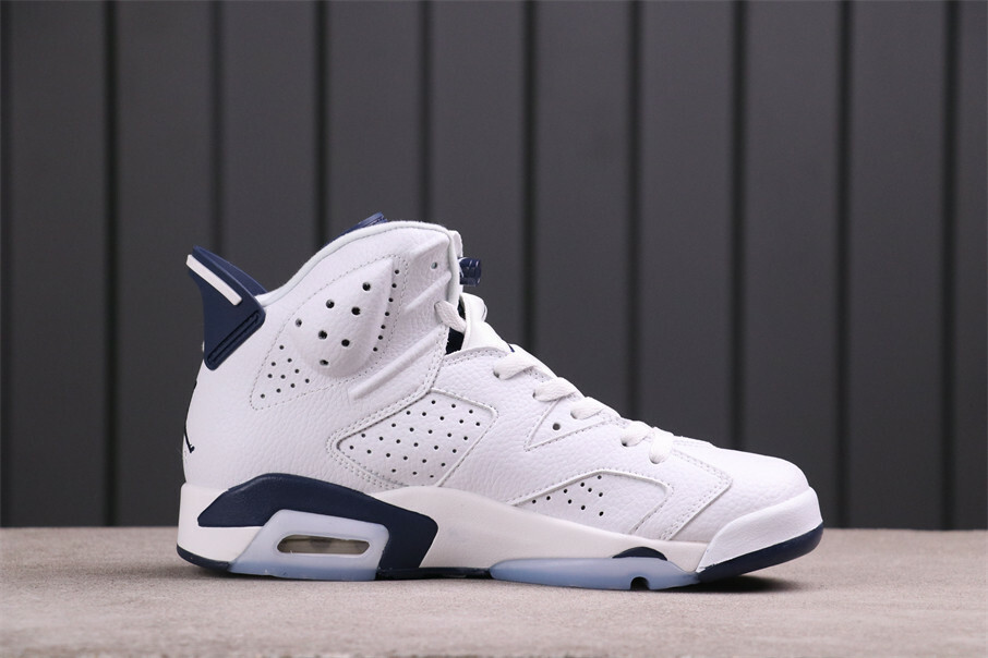 Air Jordan 6 Retro Midnight Navy 2022 White CT8529-141 Men size 7 - 12 US