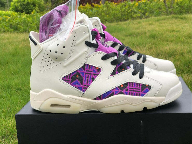 Air Jordan 6 Retro Quai54 Sail Black (2020)