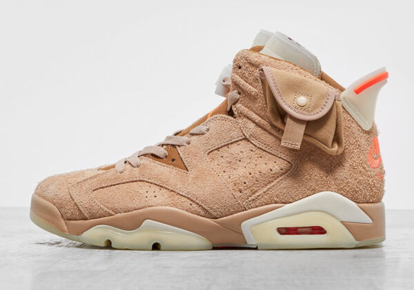 Air Jordan 6 Retro TraviScots British Khaki - Image 5