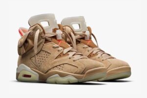AJ Jordan 6 Retro TraviScots British Khaki