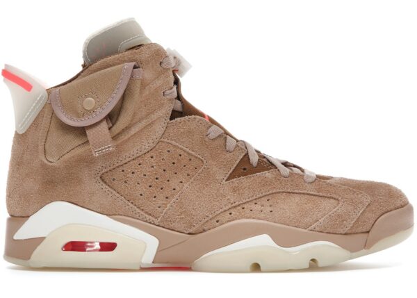 Air Jordan 6 Retro TraviScots British Khaki - Image 2