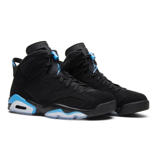 Air Jordan 6 Retro UNC Black/University Blue 384664-006 - Image 8