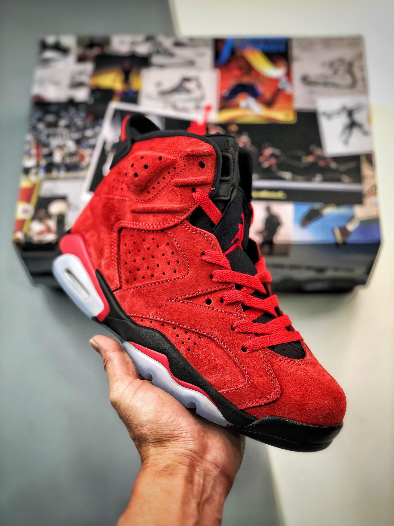 Air Jordan 6 Toro Varsity Red/Black CT8529-600