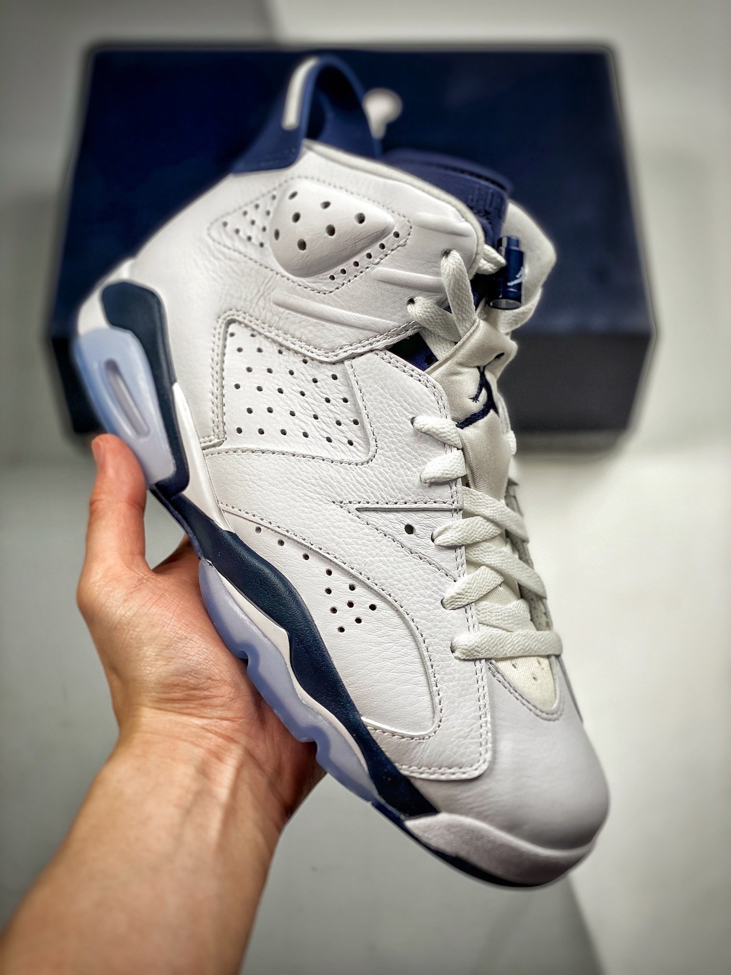 Air Jordan 6 White/Midnight Navy CT8529-141
