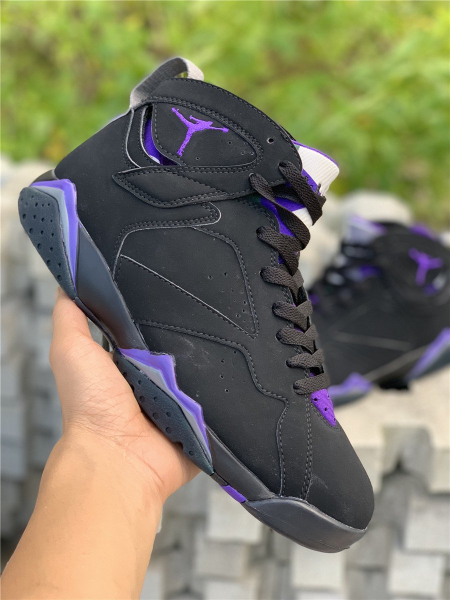 Air Jordan 7 Ray Allen  Black/Fierce Purple 304775-053
