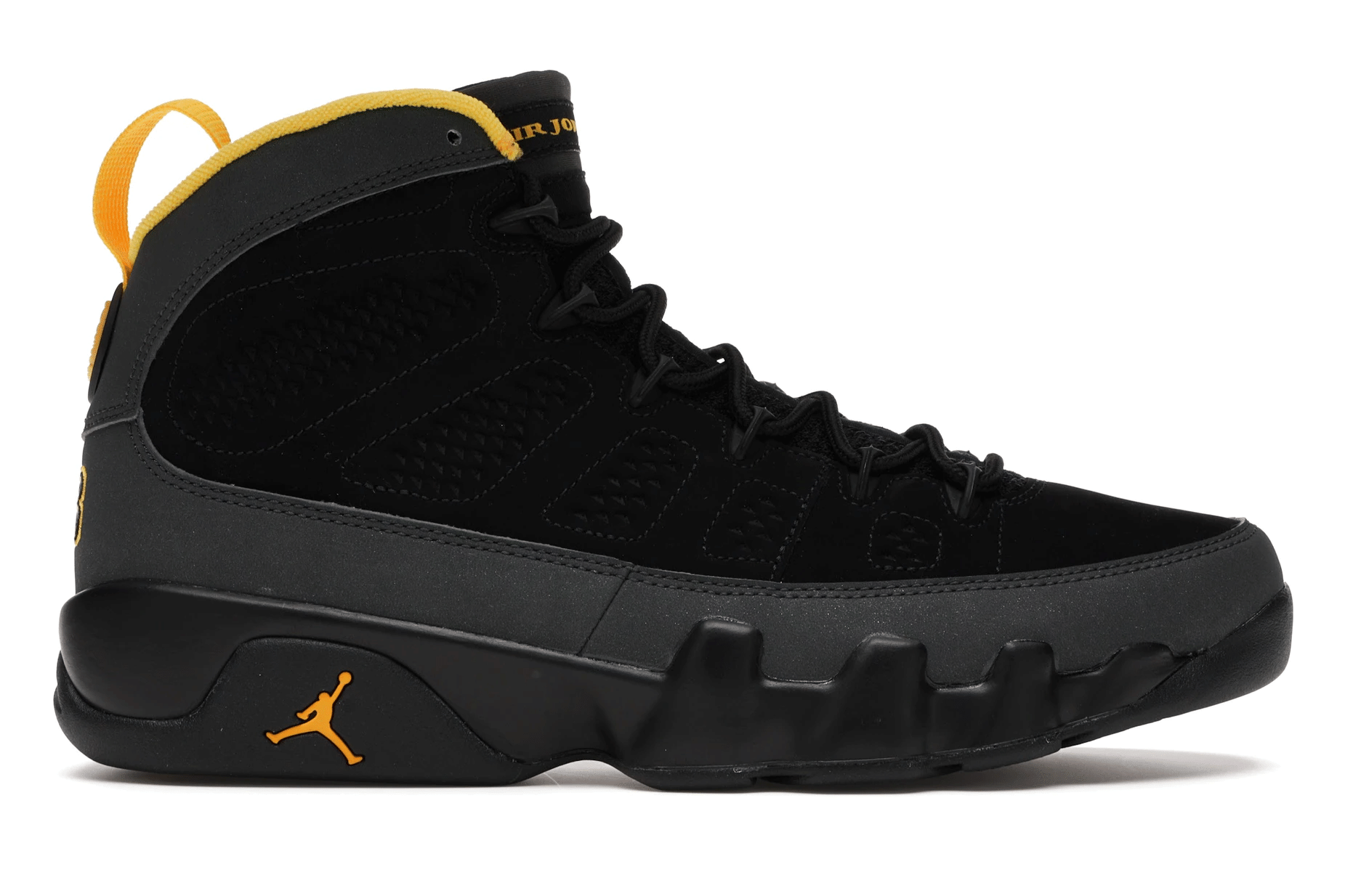 Air Jordan 9 Retro Dark Charcoal University Gold Shoes Men size 7 - 11 US