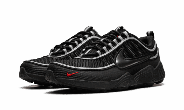 Air Zoom Spiridon "Black / Metallic Silver" - Image 2