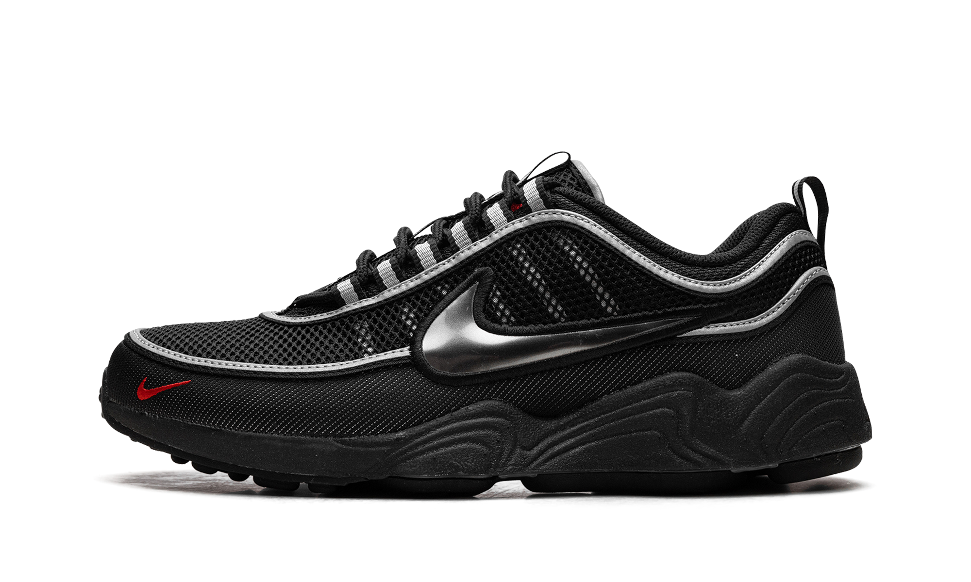 Air Zoom Spiridon "Black / Metallic Silver"