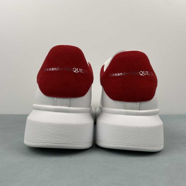 Alexander McQueen White and Red Trainers - Image 6