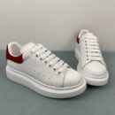 Alexander McQueen White and Red Trainers