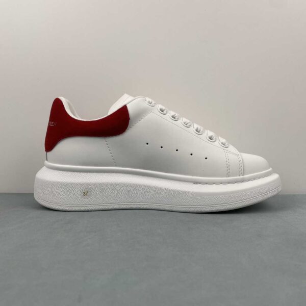 Alexander McQueen White and Red Trainers - Image 2