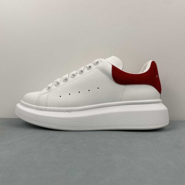 Alexander McQueen White and Red Trainers - Image 3