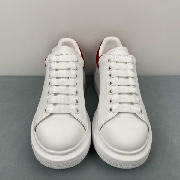 Alexander McQueen White and Red Trainers - Image 5