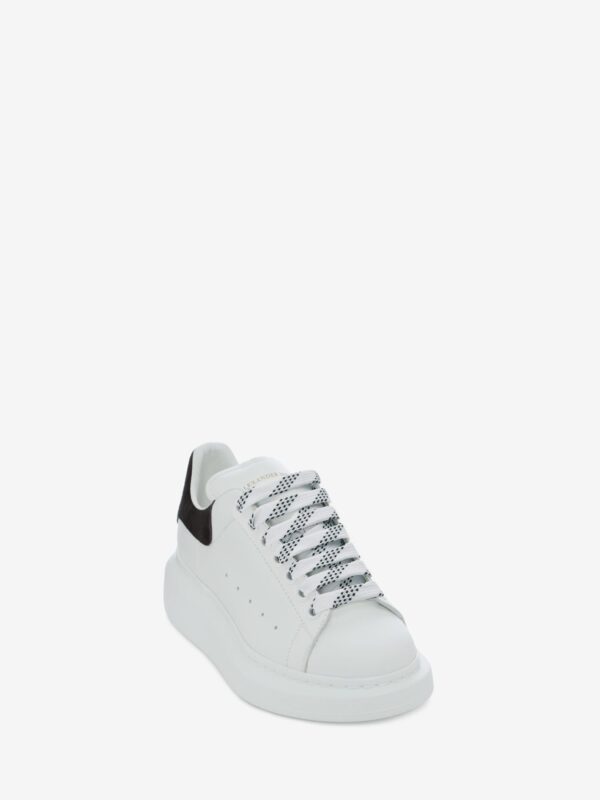 Alexander McQueen Women's Oversized Sneaker in White/black - Image 2