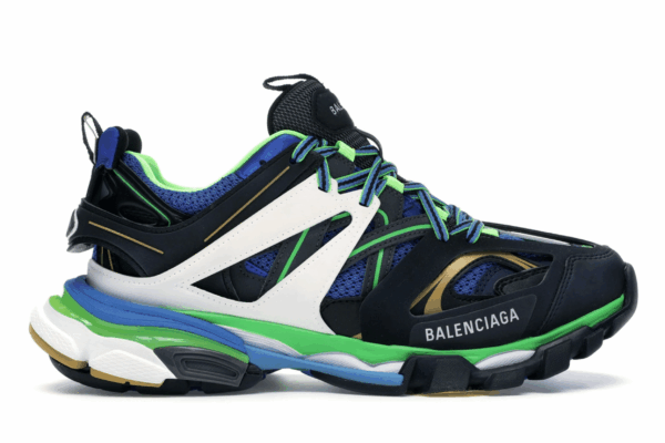 Balenciaga Track Green White Blue Shoes (M)