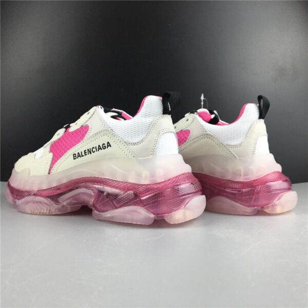 Balenciaga Triple S 3.0 White/Pink-Sole Ice - Image 4