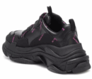 Balenciaga Triple S Allover Logo Black Pink (W) Shoes