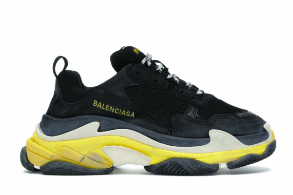 Balenciaga Triple S Black Yellow (W) Shoes