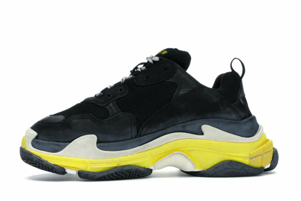 Balenciaga Triple S Black Yellow (W) Shoes - Image 2