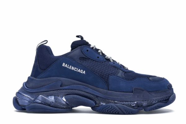 Balenciaga Triple S Clear Sole Navy Men’s Size 7 – 12 US