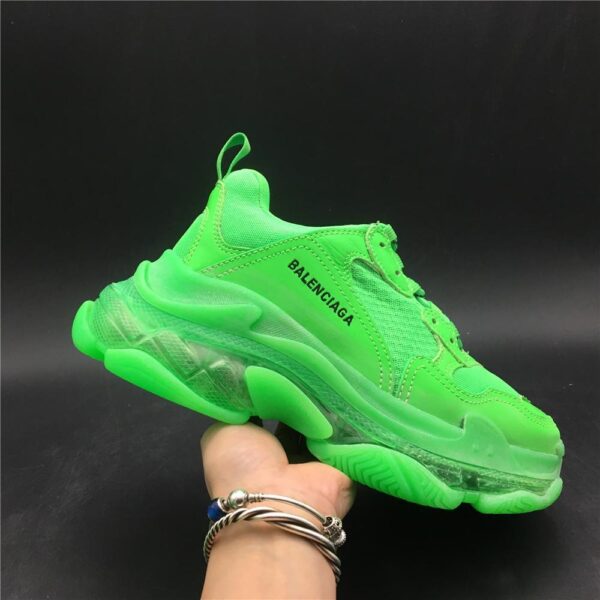 Balenciaga Triple S Clear Sole Neon Green