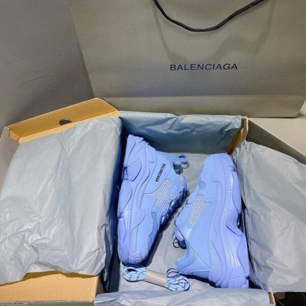 Balenciaga Triple S High Version Persian Blue Men's Size 6 - 12 US - Image 2