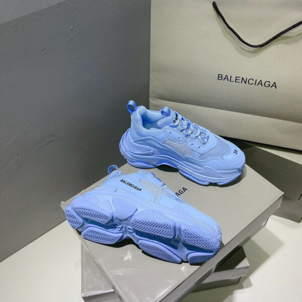 Balenciaga Triple S High Version Persian Blue Men's Size 6 - 12 US - Image 4