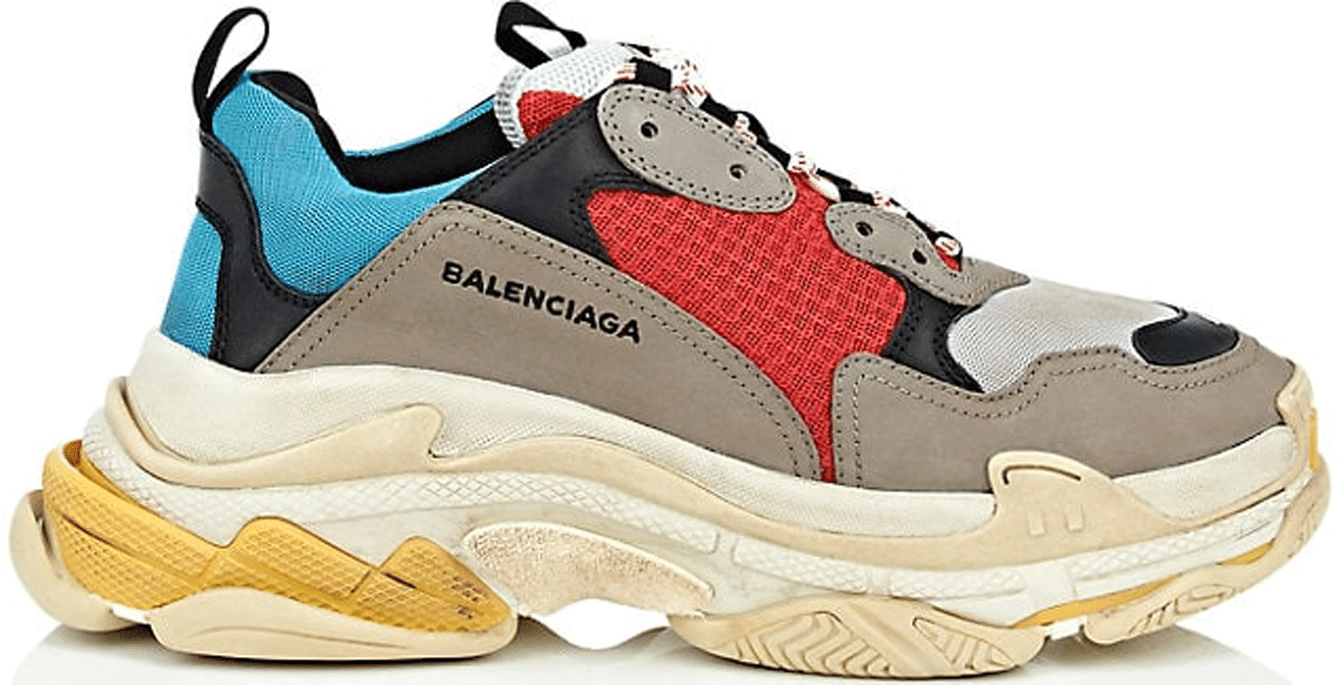 Balenciaga Triple S Taupe Multi Shoes (M)