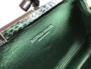 Bottega Veneta Knot Clutch In Boucher Intreccio Green