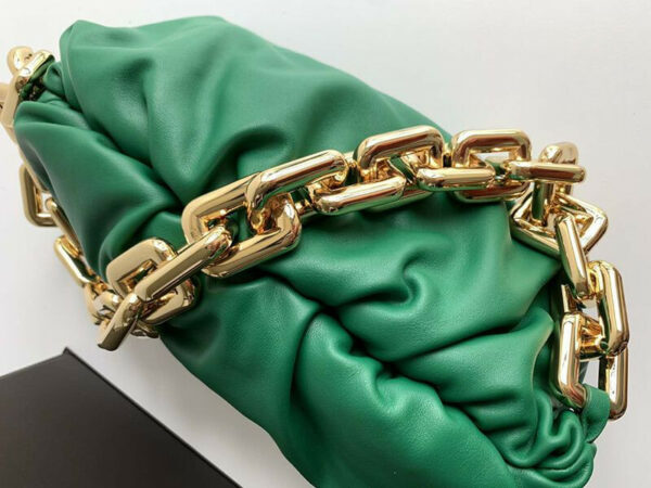 Bottega Veneta The Chain Pouch Nappa Leather Green - Image 4