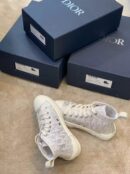 Christian Dior B23 Oblique SneakersHigh-Top Sneaker Spring /Summer Collection White