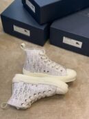 Christian Dior B23 Oblique SneakersHigh-Top Sneaker Spring /Summer Collection White